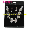 AB flower costume wedding jewelry set